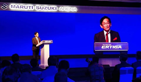 MD and CEO of Maruti Suzuki India Kenichi Ayukawa (Photo | Maruti Suzuki Twitter)