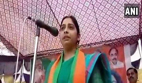 BJP candidate Sanghmitra Maurya (Photo | ANI)