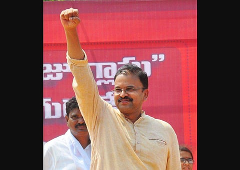 Former CBI Joint Director and Jana Sena Party leader VV Lakshminarayana (Photo | File)