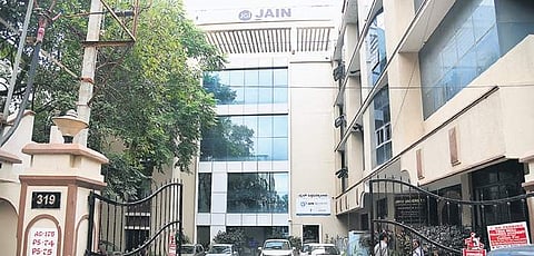 Jain University in Bengaluru. | Nagaraja Gadekal