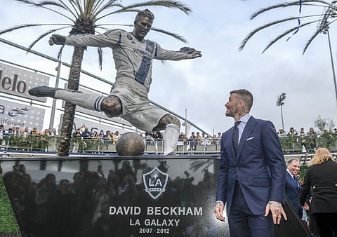 Beckham made headlines around the world when he moved to the United States in 2007 | AP
