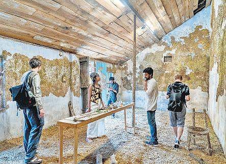 Nature Unconditioned, the work of Maksud Ali Mondal which won him Tata Trust's Students 'Biennale International Award.