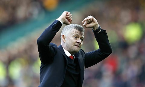 Solskjaer has led United into the Premier League's top four and the Champions League quarter-finals. | AP