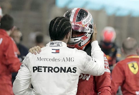 Despite leading for the majority of the race, Leclerc came home third as the race finished behind a Safety Car | AP