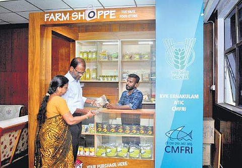 Farm Shoppe, an organic outlet set up by Krishi Vigyan Kendra A Sanesh