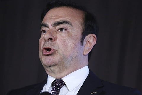 In this May 12, 2016, photo, former Nissan Motor Co. President and CEO Carlos Ghosn speaks during the press conference in Yokohama, near Tokyo. (Photo | AP)