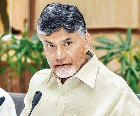 Chief Minister N Chandrababu Naidu addressing a news conference in Vijayawada on Thursday | Express | REPORT ON P4