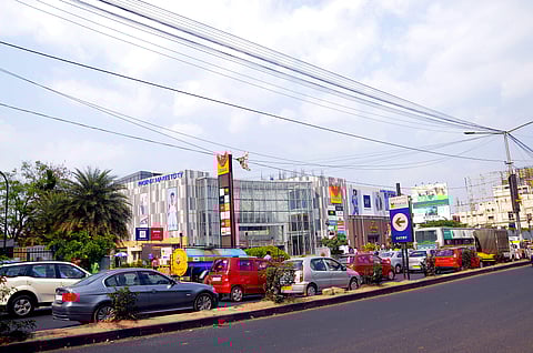 Traffic before Phoenix Marketcity in Whitefield; Image used for representative purposes only