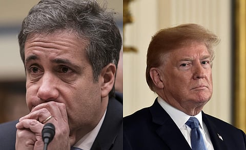 Michael Cohen (L) and Donald Trump (R). (Photo| Agencies)
