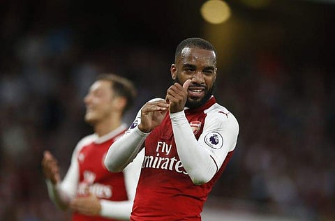 Arsenal striker Alexandre Lacazette (File | AP)