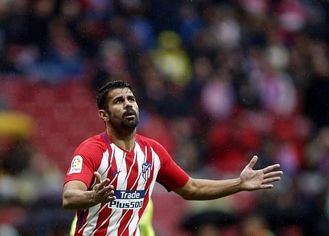 Atletico Madrid striker Diego Costa (Photo | AFP)