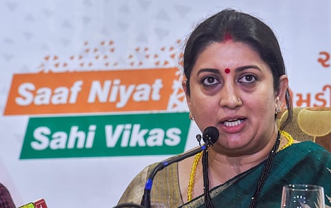 Union minister Smriti Irani (File Photo | PTI)