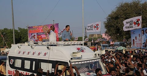 Kamal Haasan’s MNM will contest polls on Battery Torch symbol (Photo| Sunish P Surendran/ EPS)