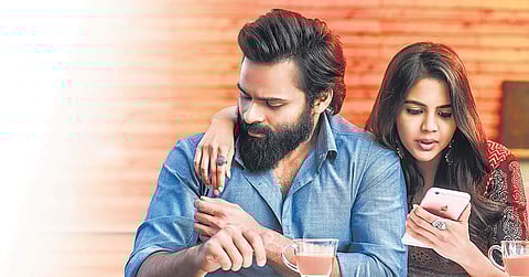 A still from 'Chitralahari'.