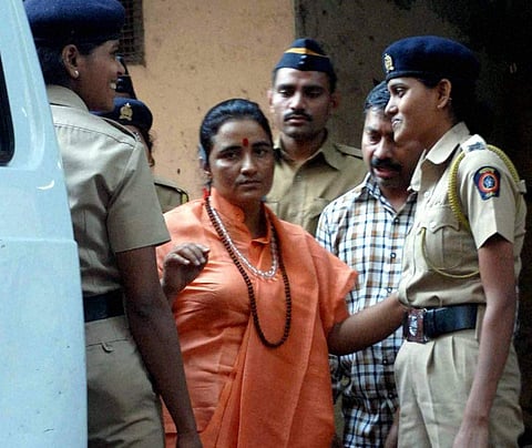 Malegaon blast co accused Sadhvi Pragya Singh Thakur (File Photo | PTI)