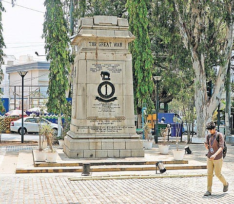 The memorial was erected in 1928, after the first World War | Shriram BN