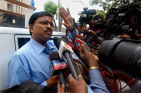Former CBI joint director VV Lakshminarayana is in the fray on Jana Sena ticket (File Photo | Madhav K/EPS)