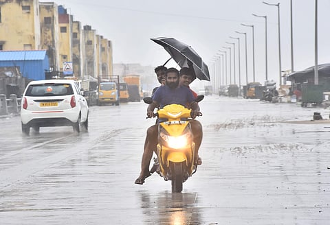 Representational image of rainfall (Photo | EPS/Ashwin Prasath)