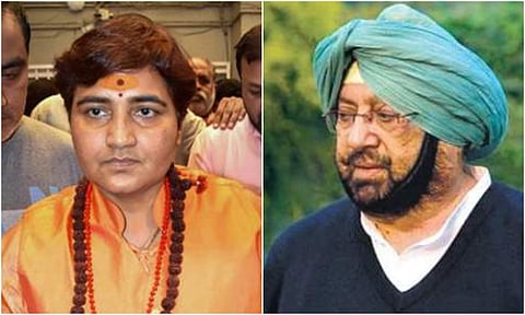 'She can’t be sane', says Amarinder Singh on Sadhvi Pragya’s 'curse' remark on 26/11 martyr Hemant Karkare