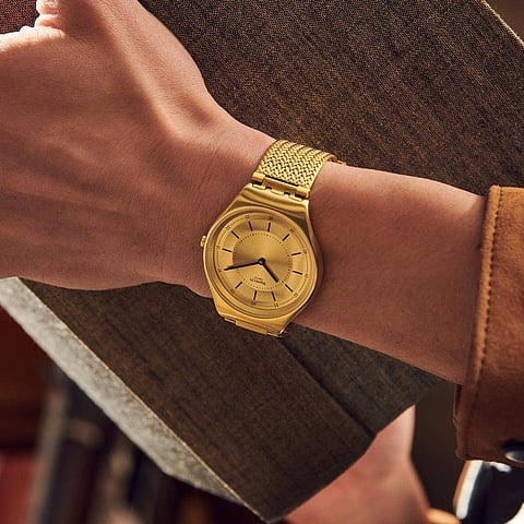 A Swatch watch. (Photo Swatch Twitter)