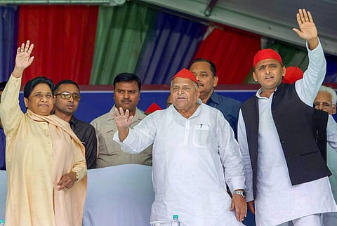 Mainpuri is one of the safest sears for the SP, where Mulayam Singh after burying the two and a half decade old enmity shared stage with BSP supremo Mayawati. (Photo | PTI)