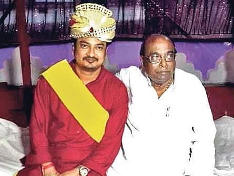 amodar Rout and his son Sambit Routray