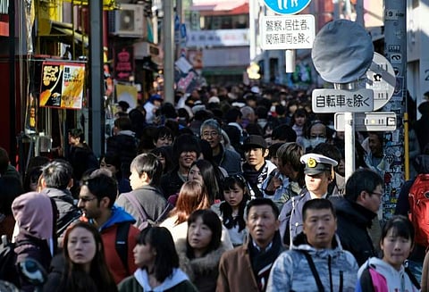 The Golden Week of holidays, held every year around the same dates, is the longest generalized annual work break for many Japanese and lasts about a week. (Photo | AFP/ File)