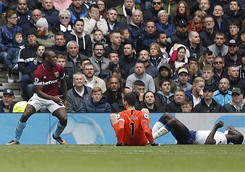 Antonio's clinical second-half strike ended Spurs' four-game winning streak at their new stadium | AP