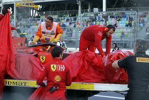'Stupid, useless' Leclerc blames himself for Baku crash