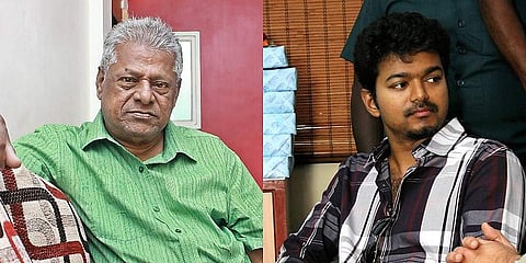 Actors Delhi Ganesh (L) and Vijay (File Photo | EPS)