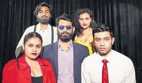 The cast of The Curse of Hamlet