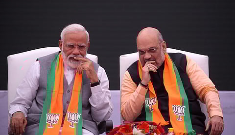 Prime Minister Narendra Modi and BJP President Amit Shah. (Photo | Shekhar Yadav, EPS)