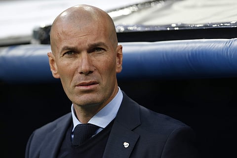Real Madrid manager Zinedine Zidane (File photo | AP)