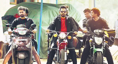 A still from Hiphop Aadhi-starrer 'Natpe Thunai'.