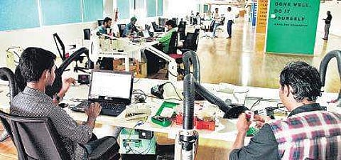 The startup teams at the Maker Village| Express