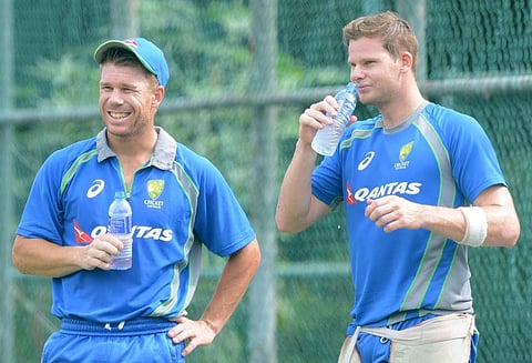 Australian cricketer David Warner (L) and Steven Smith both featured last season (File | AFP)