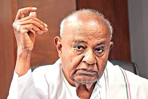 Former Prime Minister and JD(S) supremo HD Deve Gowda