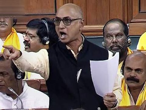 Telugu Desam MP Jayadev Galla. (File Photo | PTI)