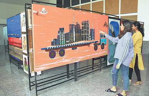 The artworks are priced from Rs 50,000 onwards