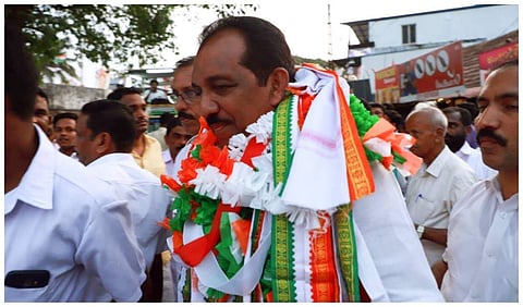 UDF Convenor and Chalakudy Lok Sabha constituency candidate Benny Behanan