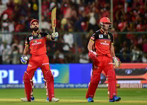 Virat Kohli, AB de Villiers fire RCB to 205/3