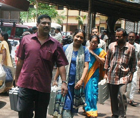 Image of election officials used for representational purpose (File Photo | PK Jeevan Jose/EPS)