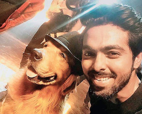 Dog day afternoons: GV Prakash's fun experiences shooting with a golden retriever for 'Watchman'