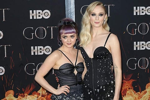 Maisie Williams and Sophie Turner. (Photo|AP)
