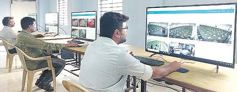 About 10 systems are set up in the RGUHS building where each senior faculty member keeps an eye on three to four examination centres | Express
