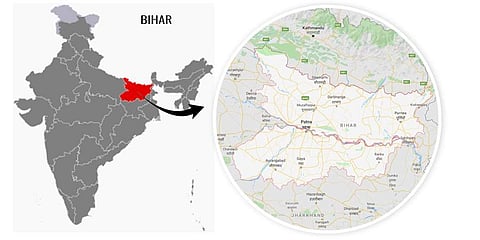 Bihar map (Google)