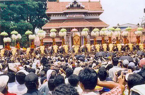 Image of Thrissur Pooram used for representational purpose (Facebook Photo)