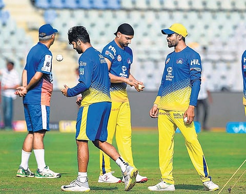 Chennai Super Kings will hope to defend their IPL title when they take on Rohit Sharma & Co