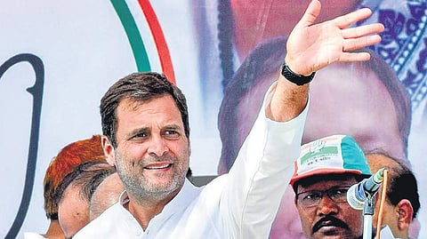 Congress president Rahul Gandhi