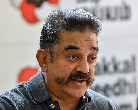 Actor and Makkal Needhi Maiam chief Kamal Haasan (File | PTI)
